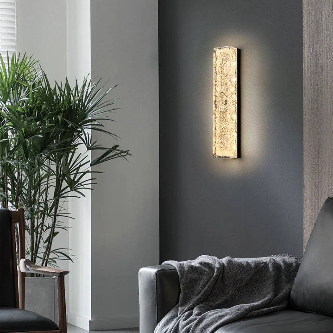 Terra Brass Resin Wall Light - Nuvé