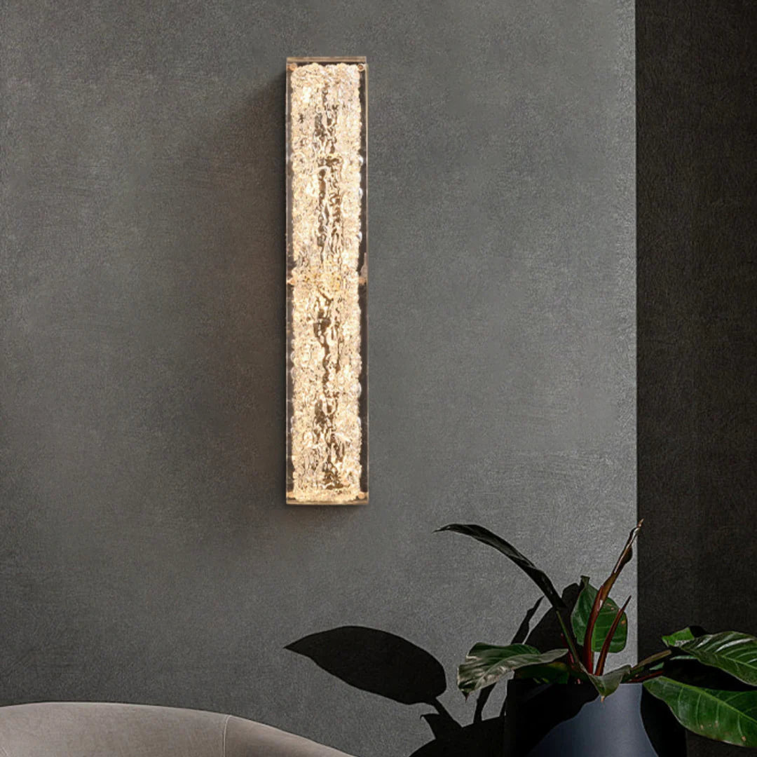Terra Brass Resin Wall Light - Nuvé
