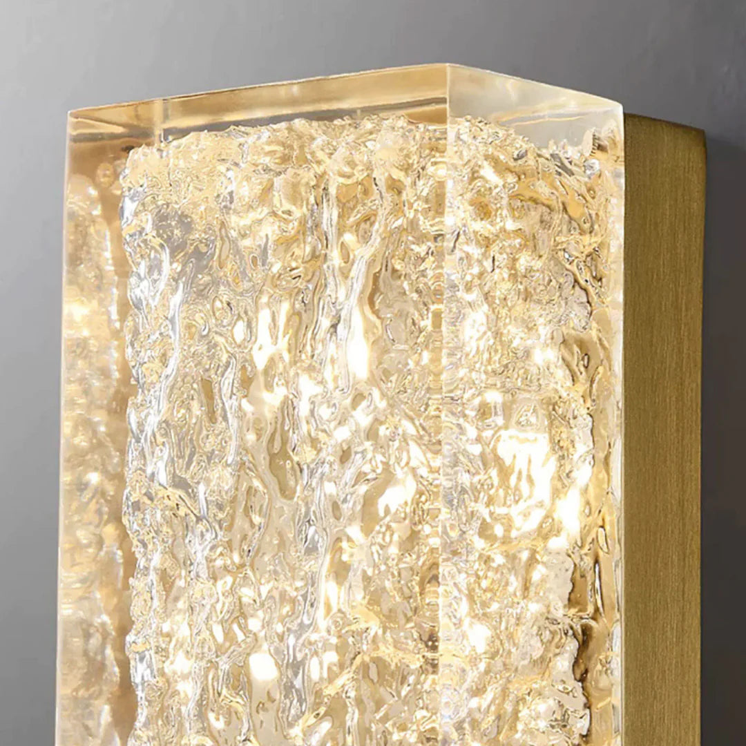 Terra Brass Resin Wall Light - Nuvé