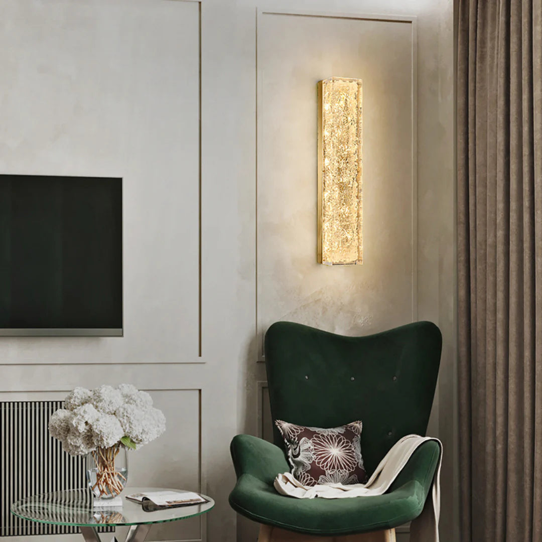 Terra Brass Resin Wall Light - Nuvé