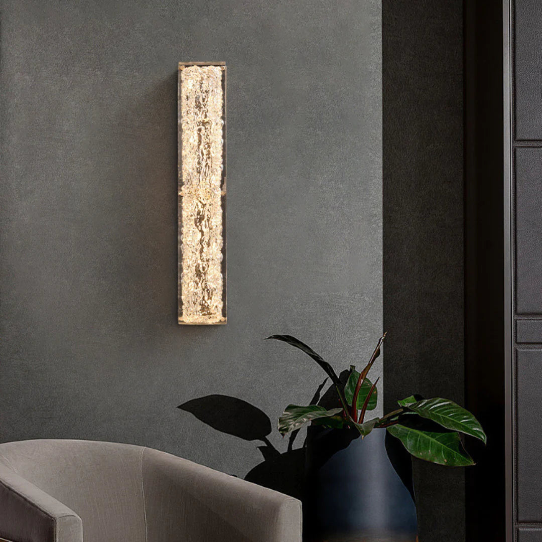 Terra Brass Resin Wall Light - Nuvé