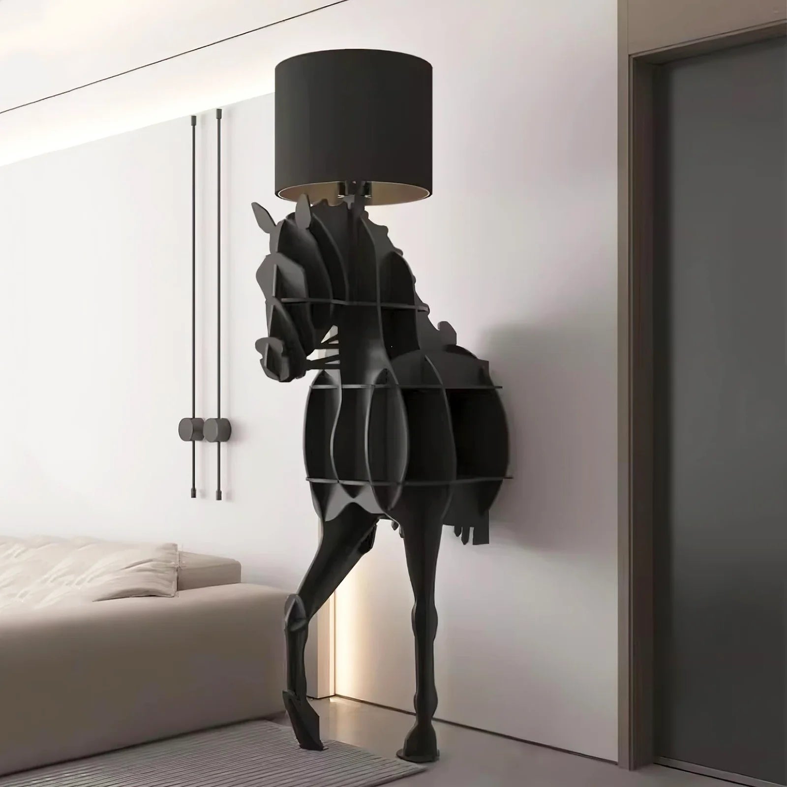 Tete Horse Stand Floor Lamp - Nuvé