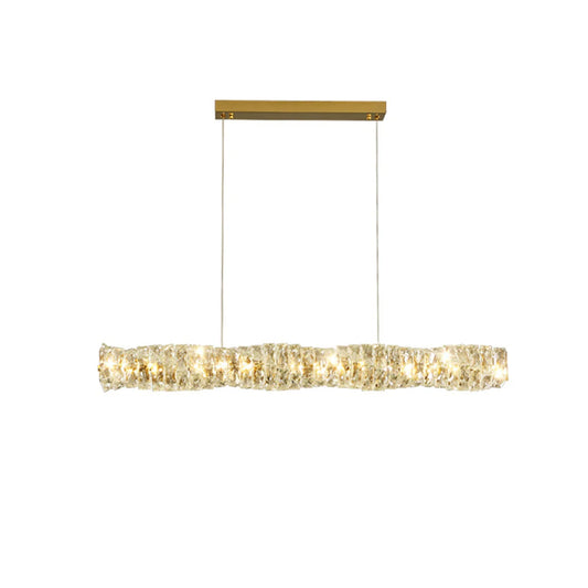Pierre Gold Crystal Chandelier - Nuvé