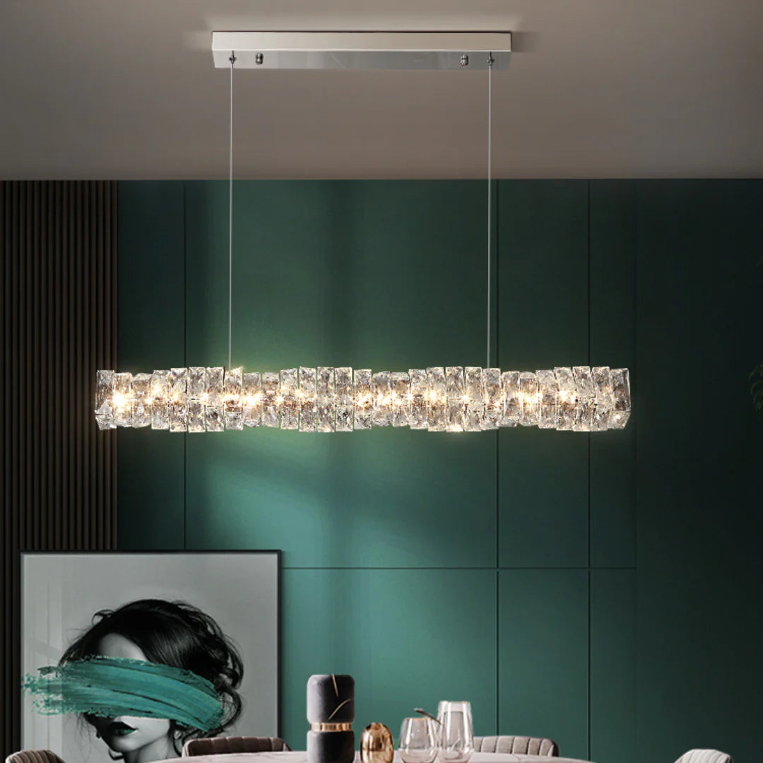 Pierre Gold Crystal Chandelier - Nuvé