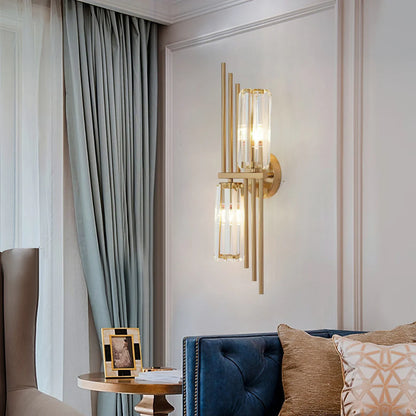 Three Crystal Wall Lamps - Nuvé