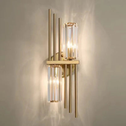 Three Crystal Wall Lamps - Nuvé