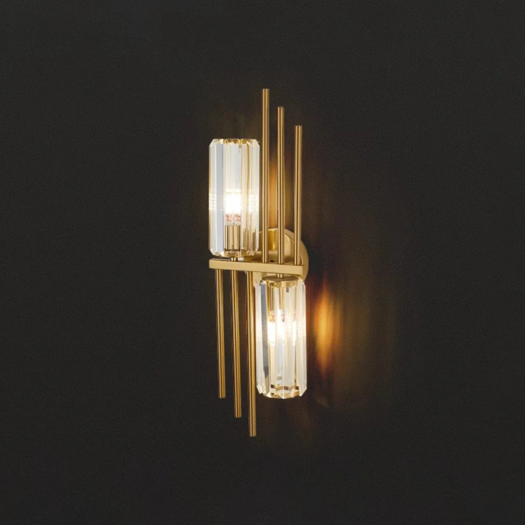 Three Crystal Wall Lamps - Nuvé