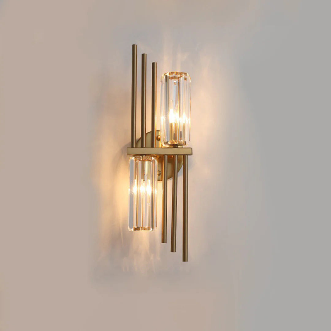 Three Crystal Wall Lamps - Nuvé
