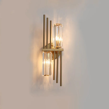 Three Crystal Wall Lamps - Nuvé