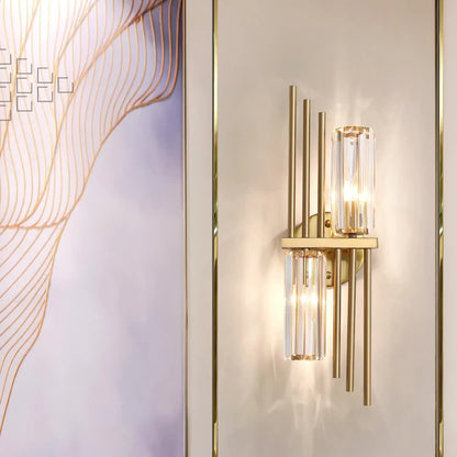 Three Crystal Wall Lamps - Nuvé