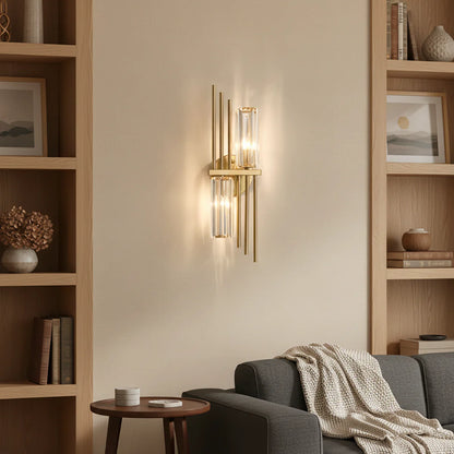 Three Crystal Wall Lamps - Nuvé