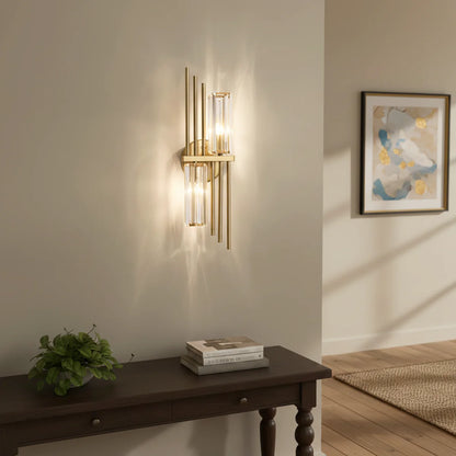 Three Crystal Wall Lamps - Nuvé