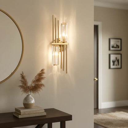 Three Crystal Wall Lamps - Nuvé