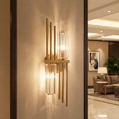 Three Crystal Wall Lamps - Nuvé