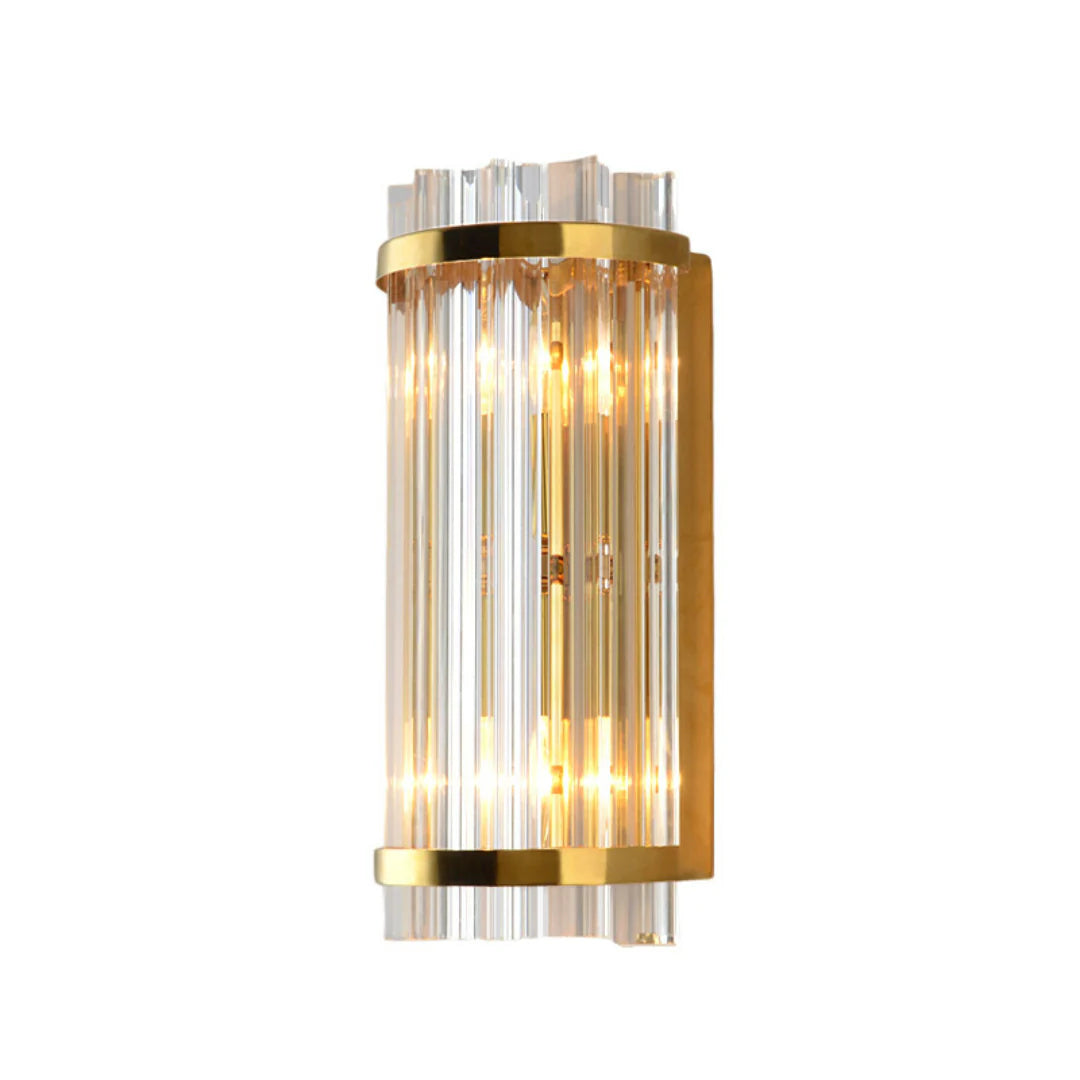 Three Sided Crystal Rod Wall Lamp - Nuvé