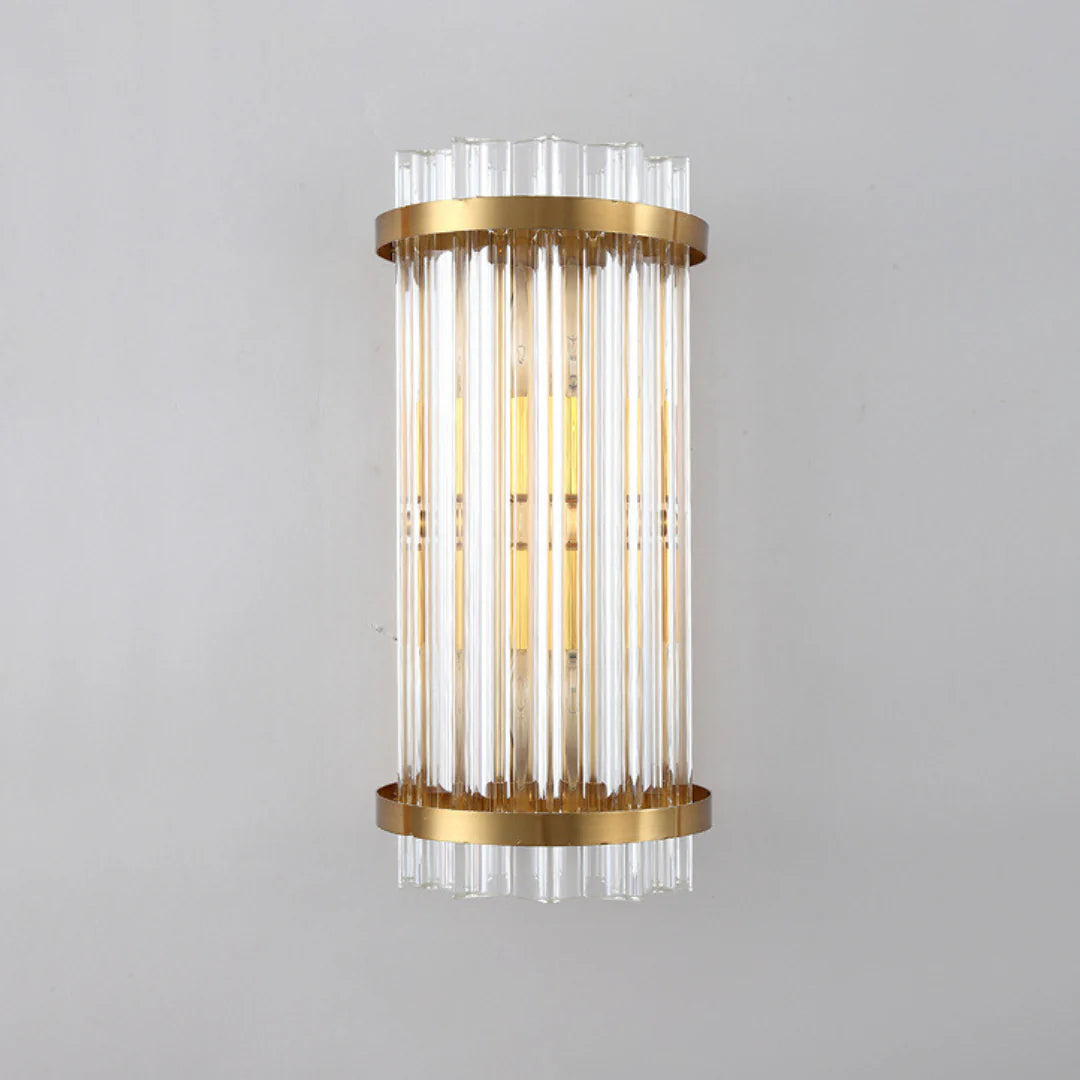 Three Sided Crystal Rod Wall Lamp - Nuvé