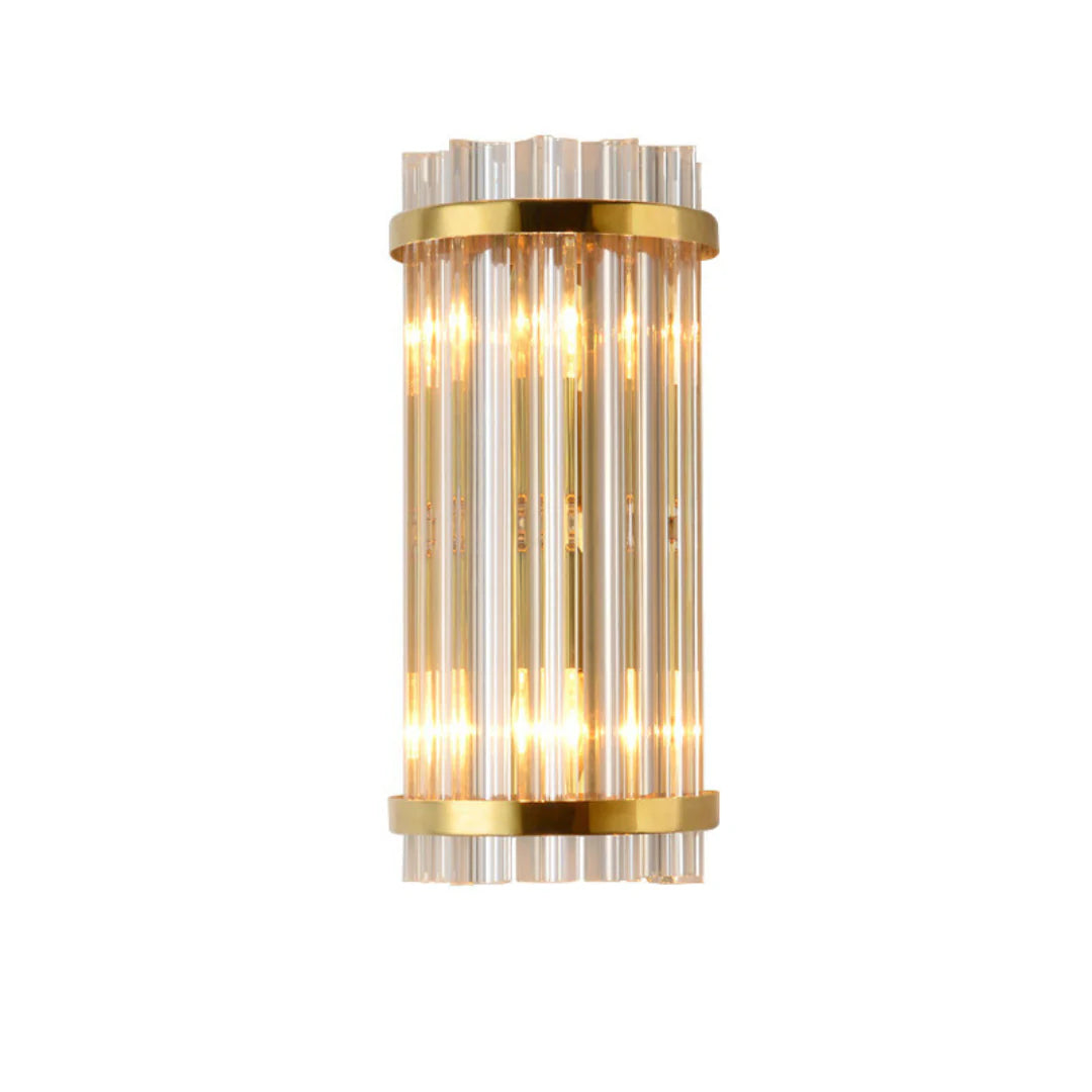 Three Sided Crystal Rod Wall Lamp - Nuvé