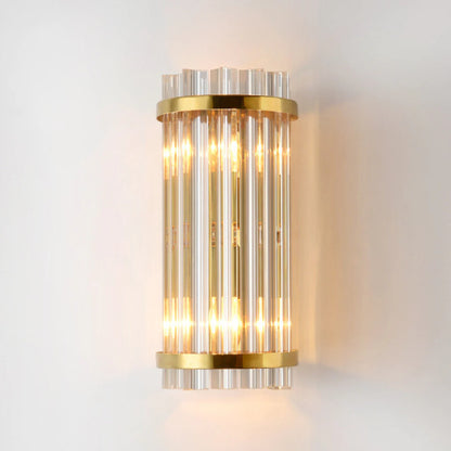 Three Sided Crystal Rod Wall Lamp - Nuvé