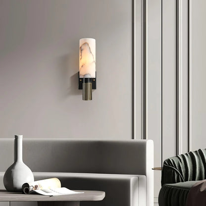 Torch Alabaster Wall Sconce - Nuvé
