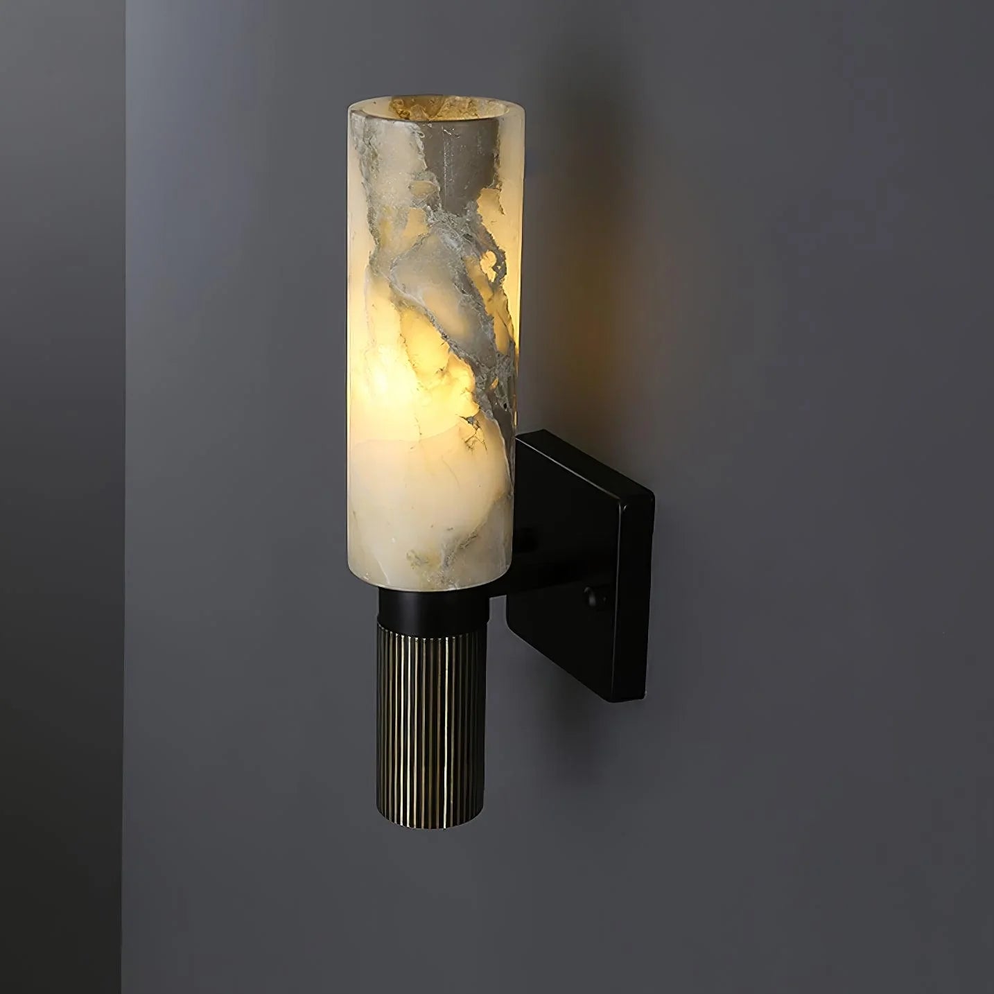 Torch Alabaster Wall Sconce - Nuvé