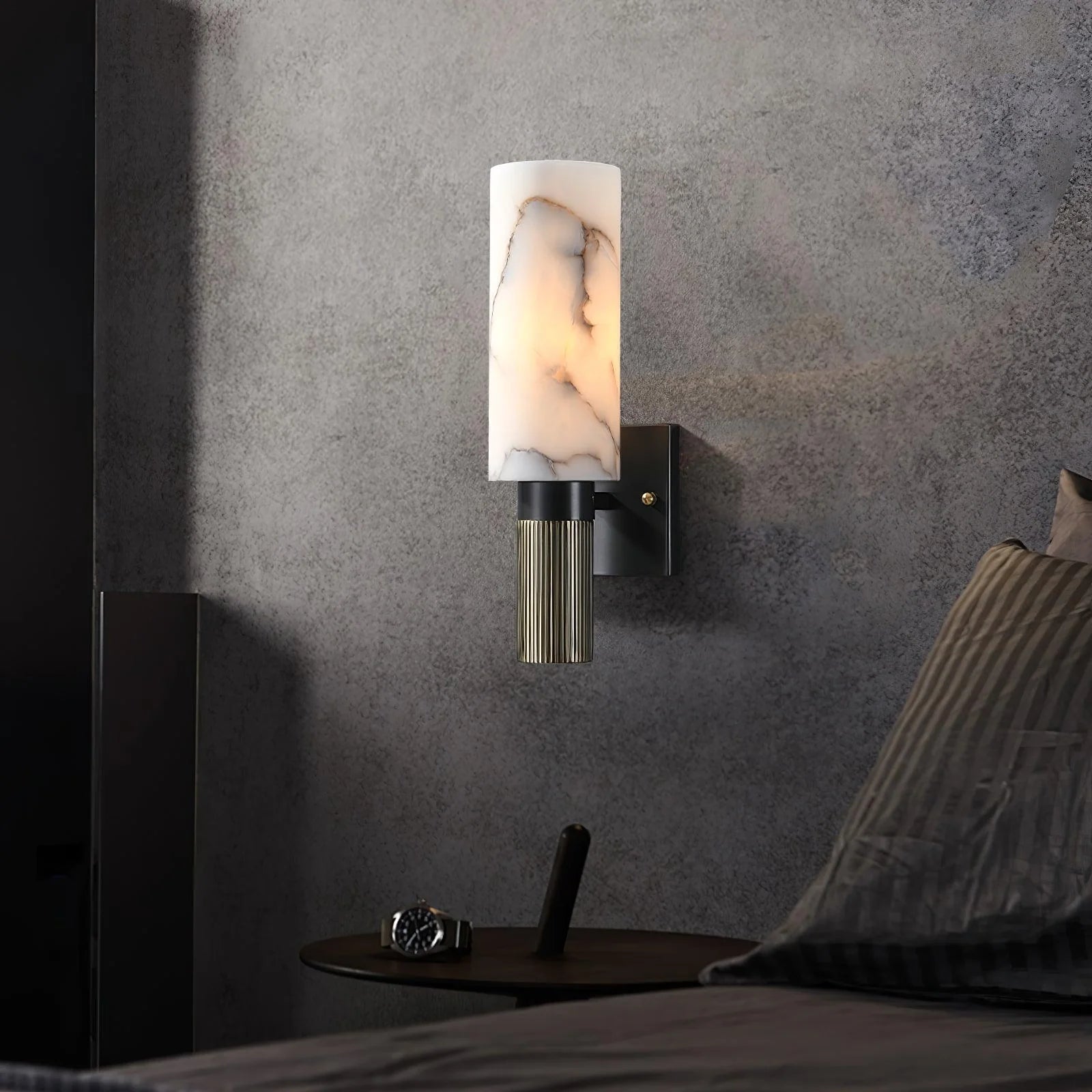 Torch Alabaster Wall Sconce - Nuvé