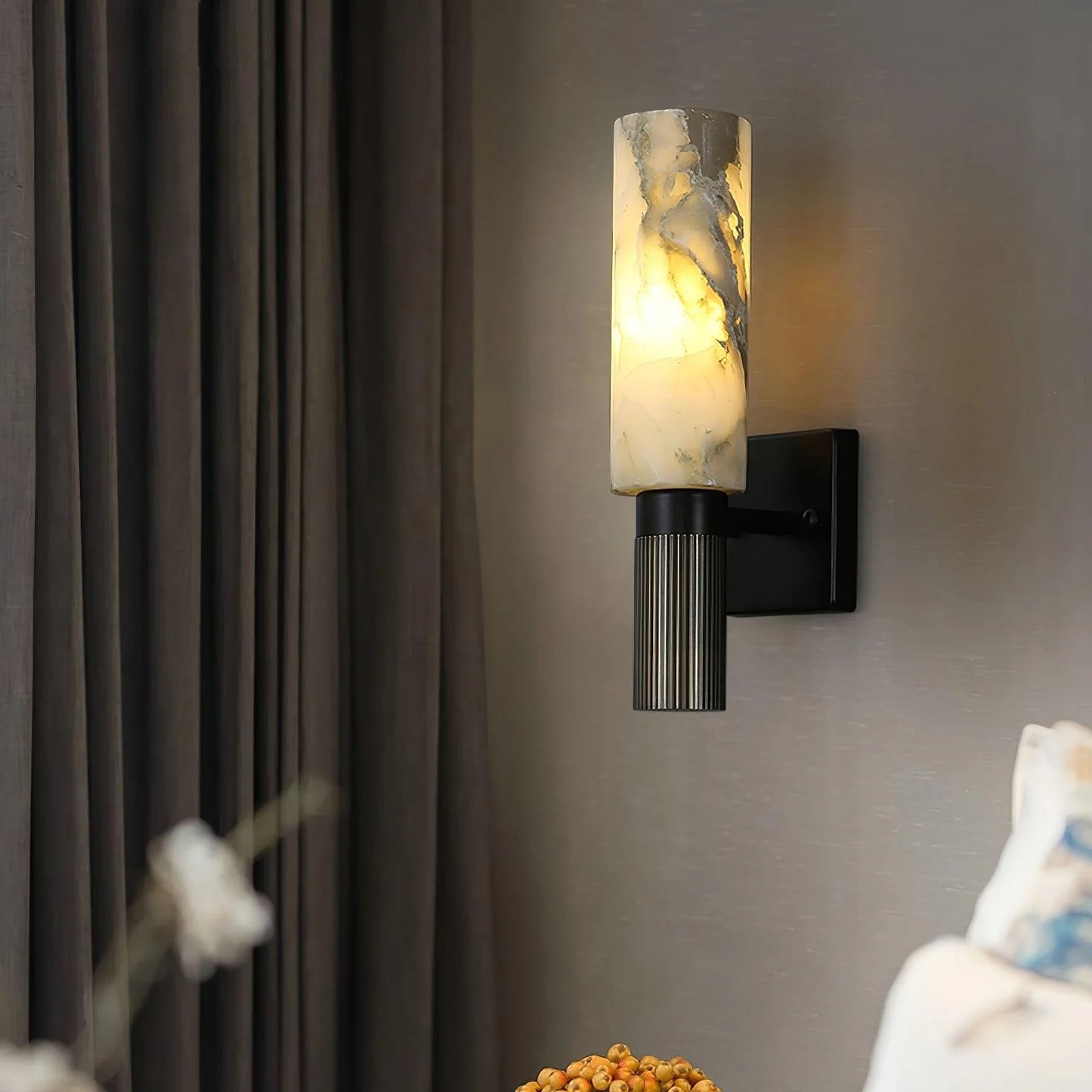 Torch Alabaster Wall Sconce - Nuvé