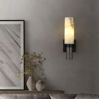 Torch Alabaster Wall Sconce - Nuvé