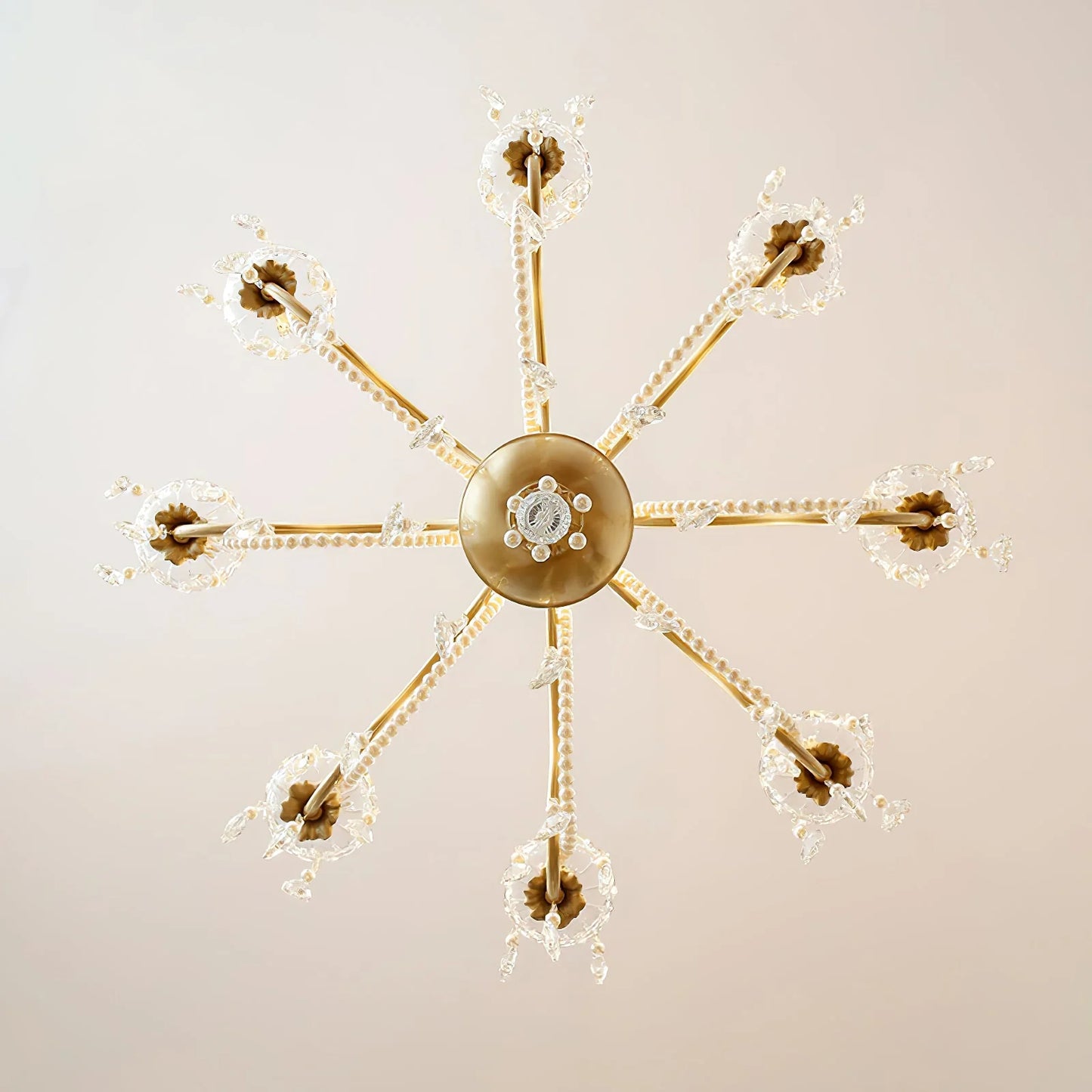 Floral Candelabra Crystal Chandelier