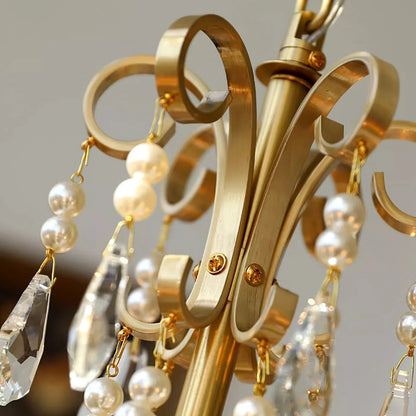 Floral Candelabra Crystal Chandelier