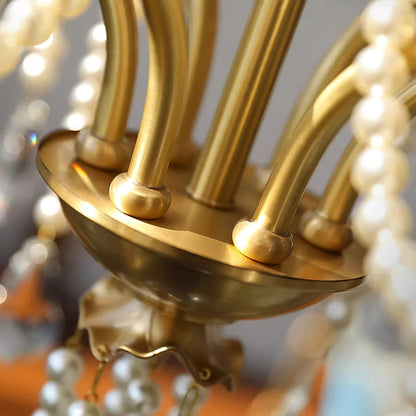 Floral Candelabra Crystal Chandelier
