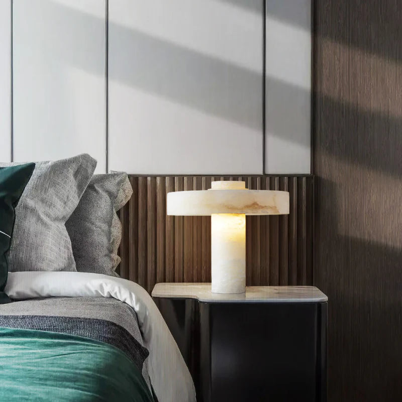 Tramonto Alabaster Table Lamp - Nuvé