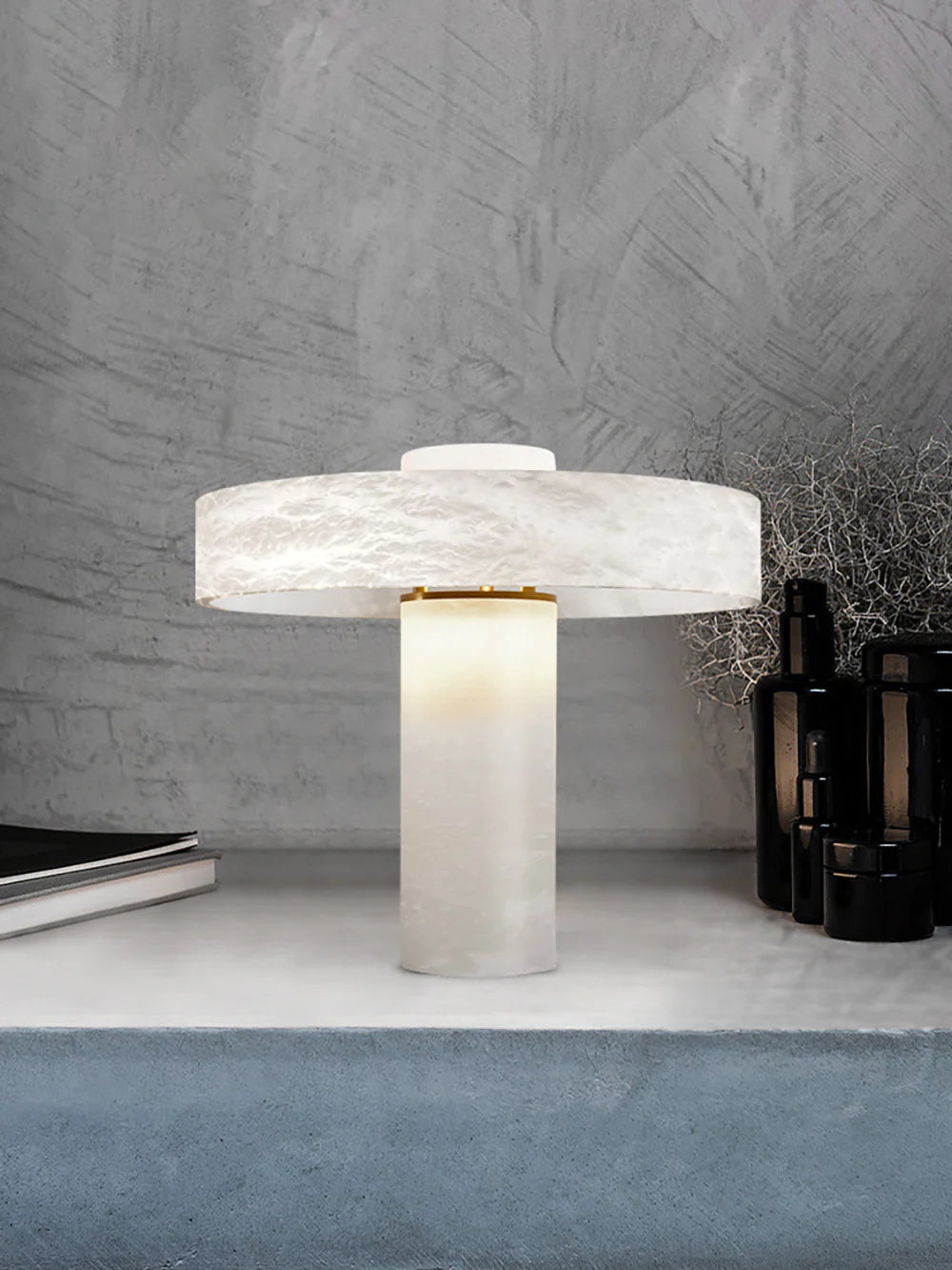 Tramonto Alabaster Table Lamp - Nuvé