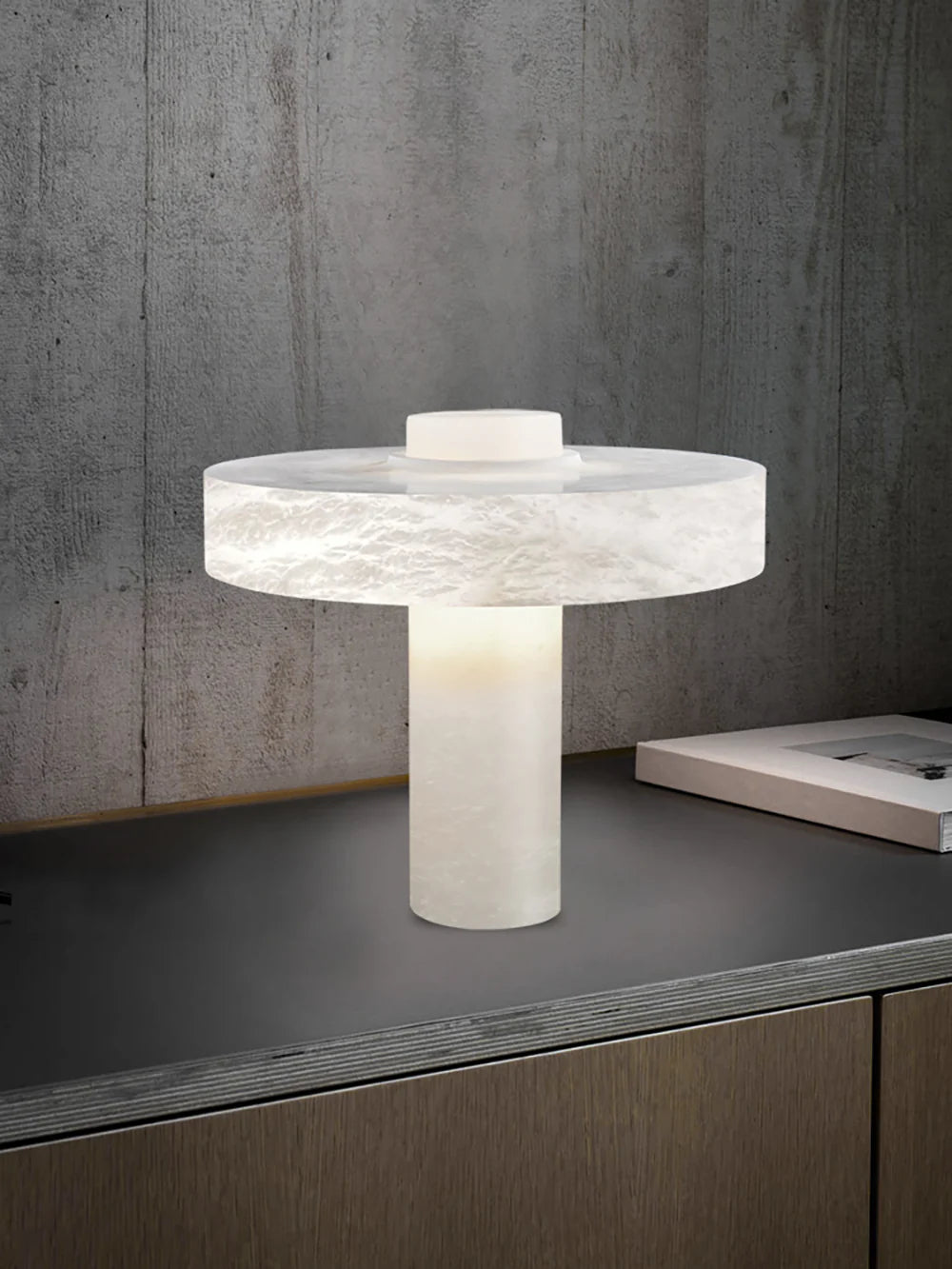 Tramonto Alabaster Table Lamp - Nuvé