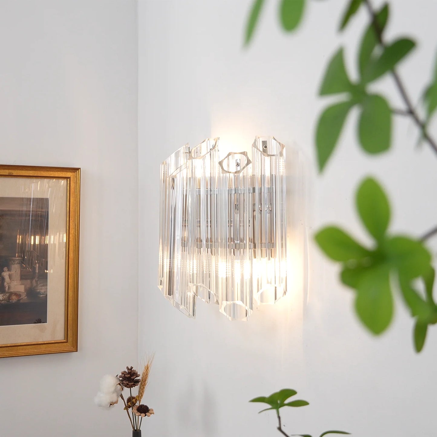 Transparent Mirror Palermo Wall Light - Nuvé