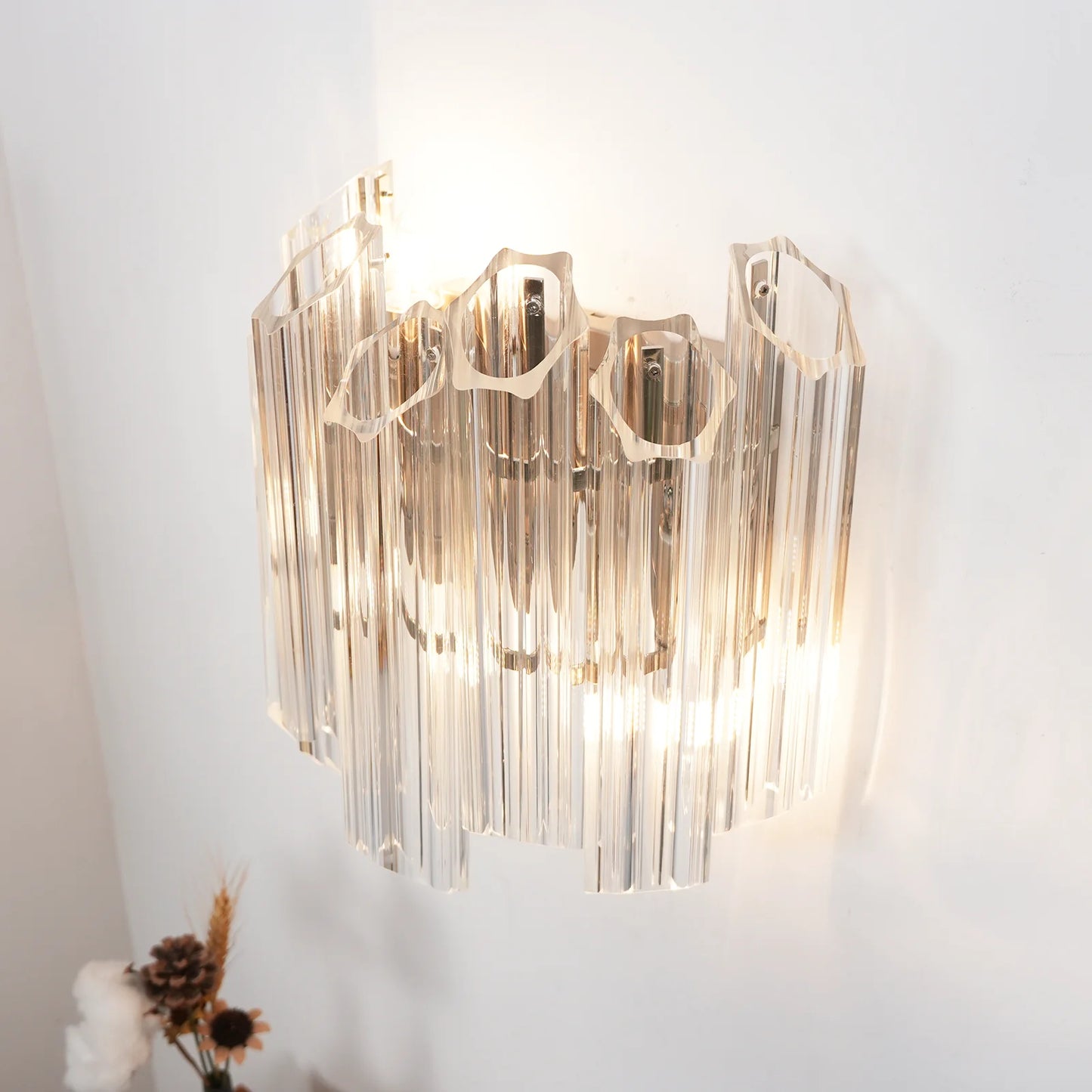 Transparent Mirror Palermo Wall Light - Nuvé