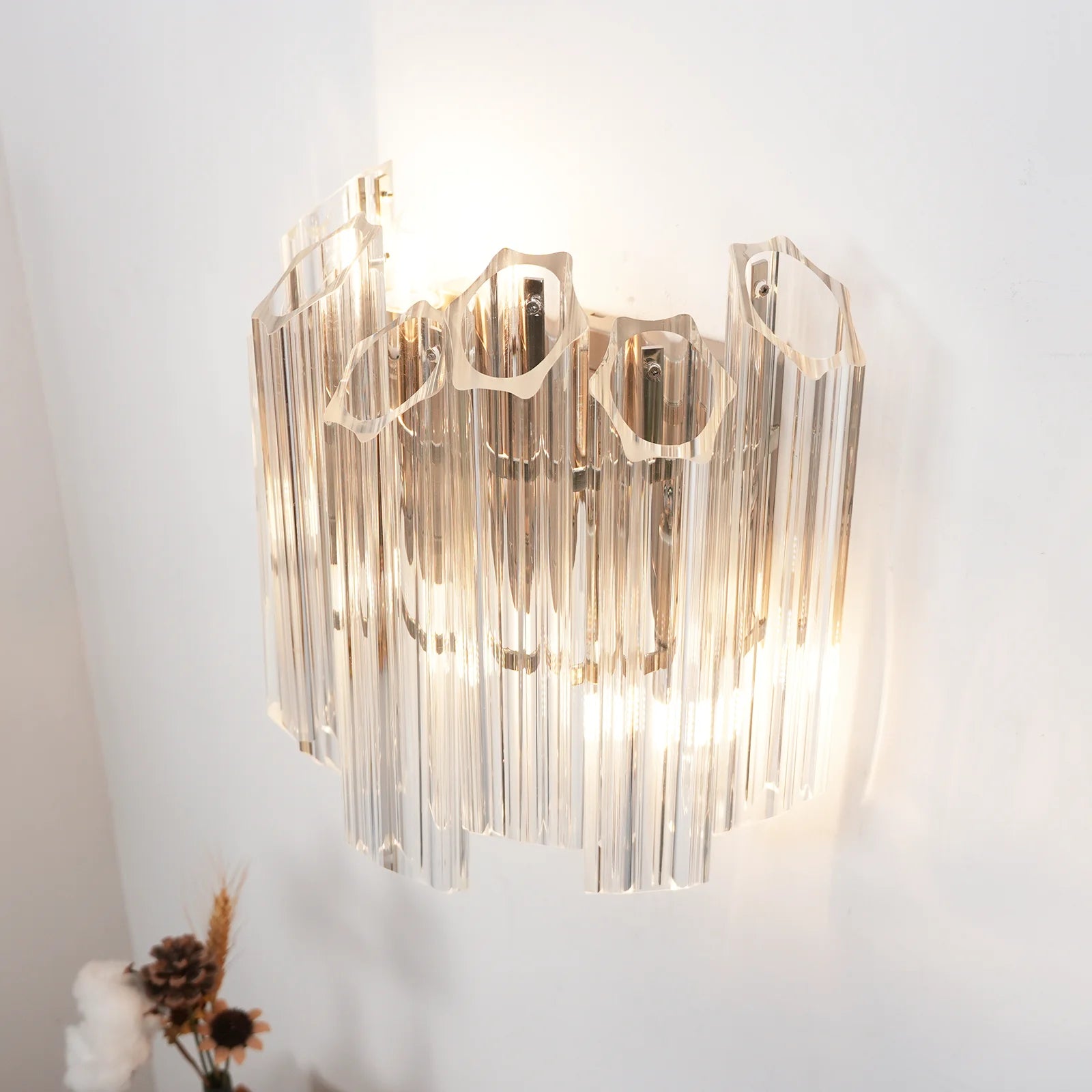 Transparent Mirror Palermo Wall Light - Nuvé