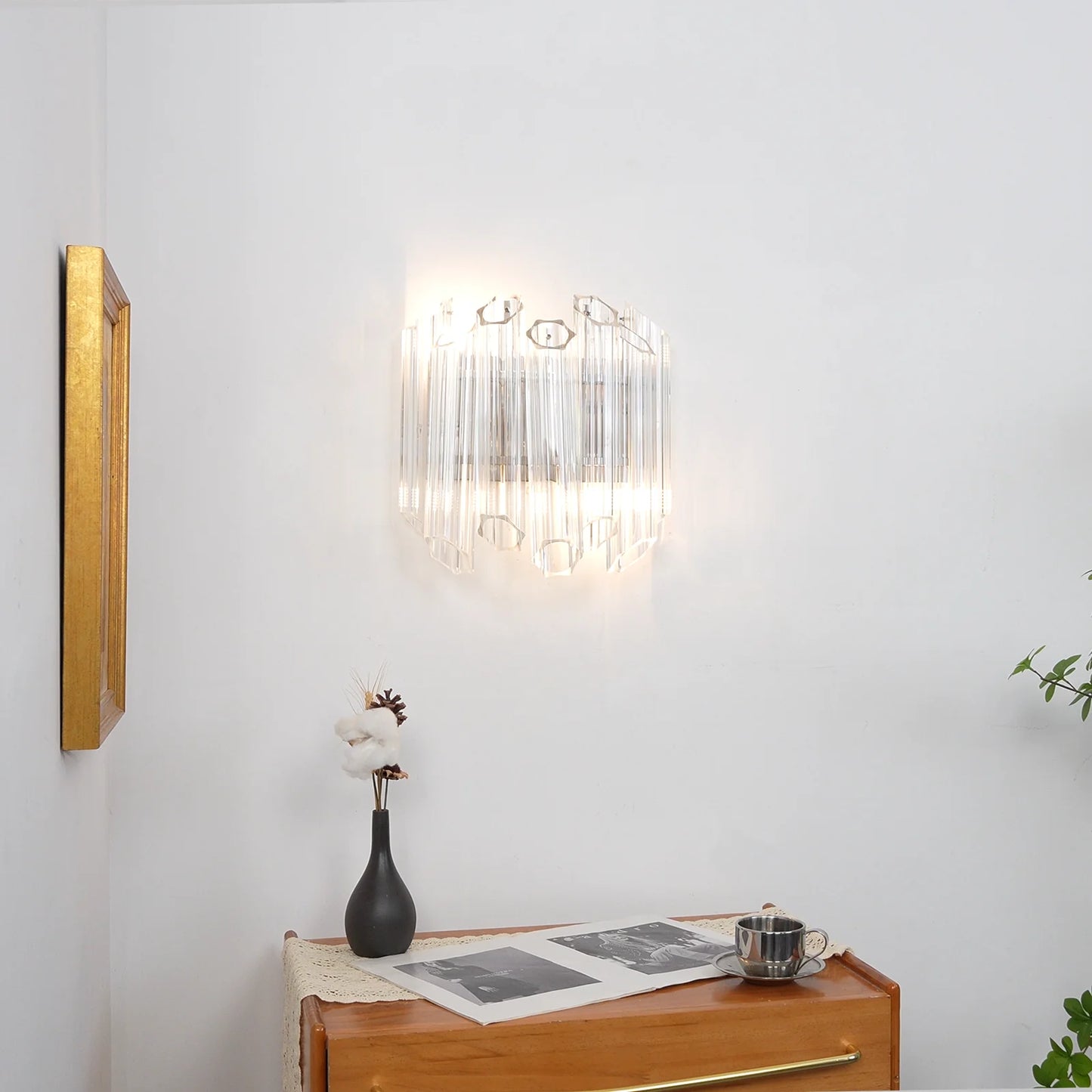Transparent Mirror Palermo Wall Light - Nuvé