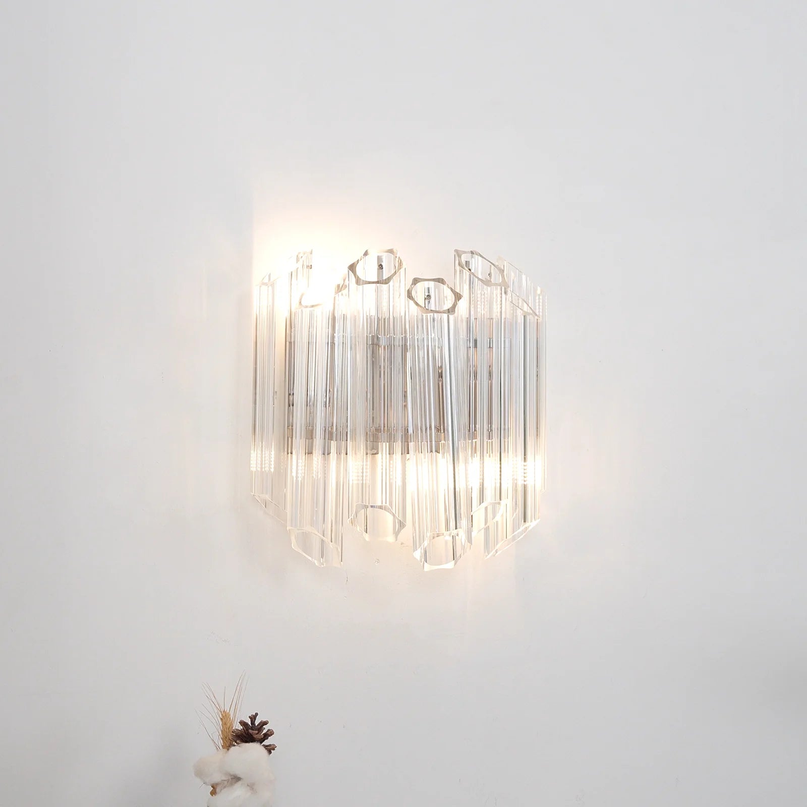 Transparent Mirror Palermo Wall Light - Nuvé