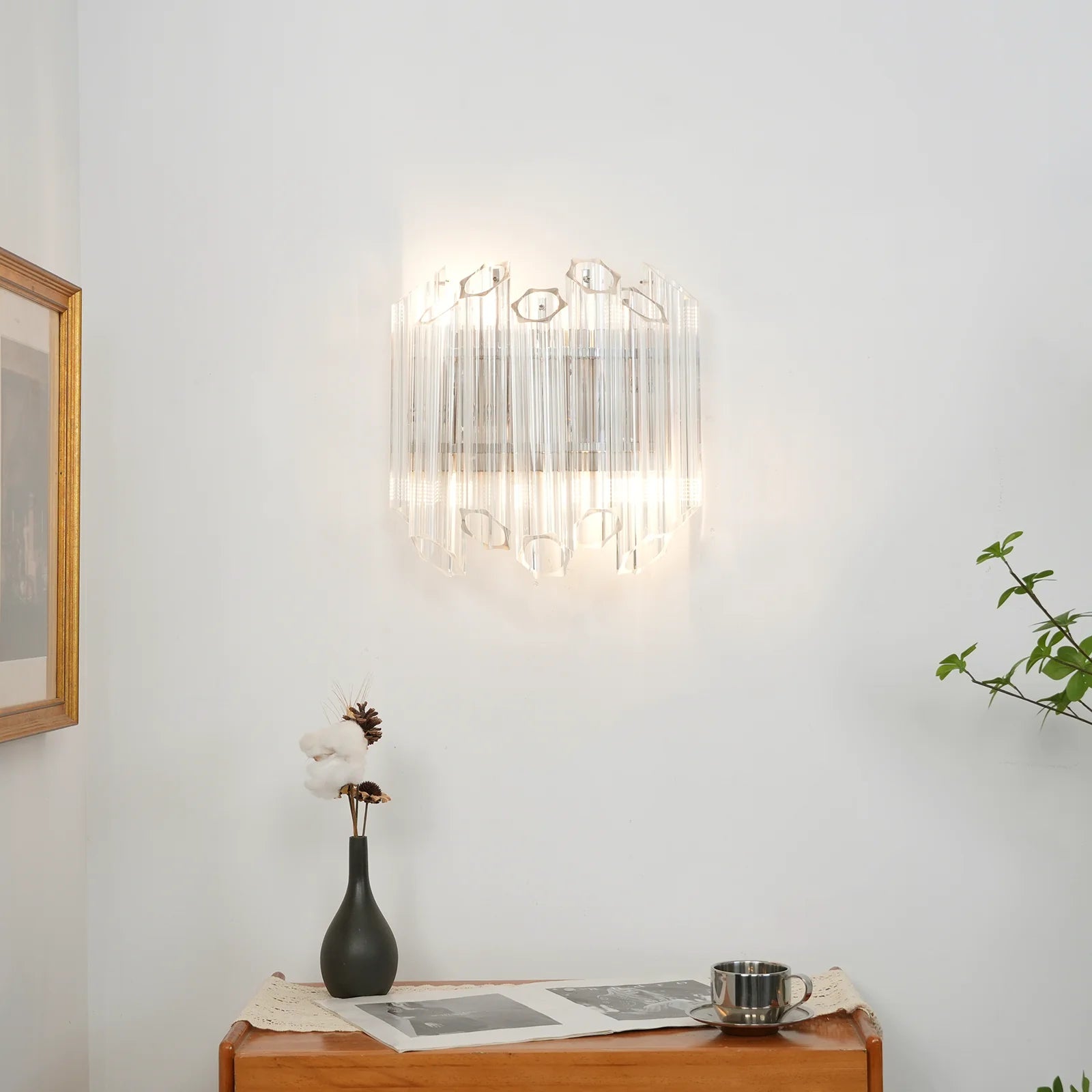 Transparent Mirror Palermo Wall Light - Nuvé