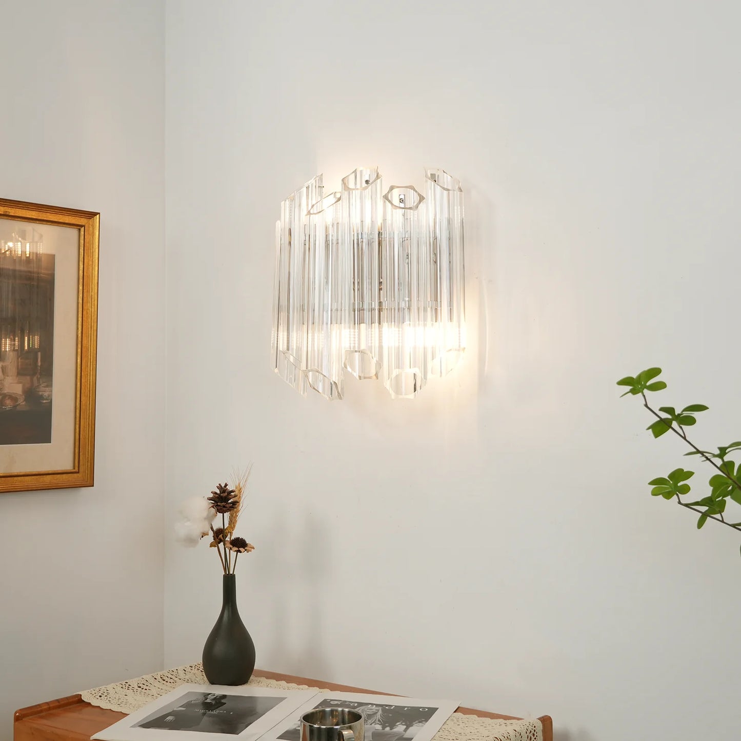 Transparent Mirror Palermo Wall Light - Nuvé
