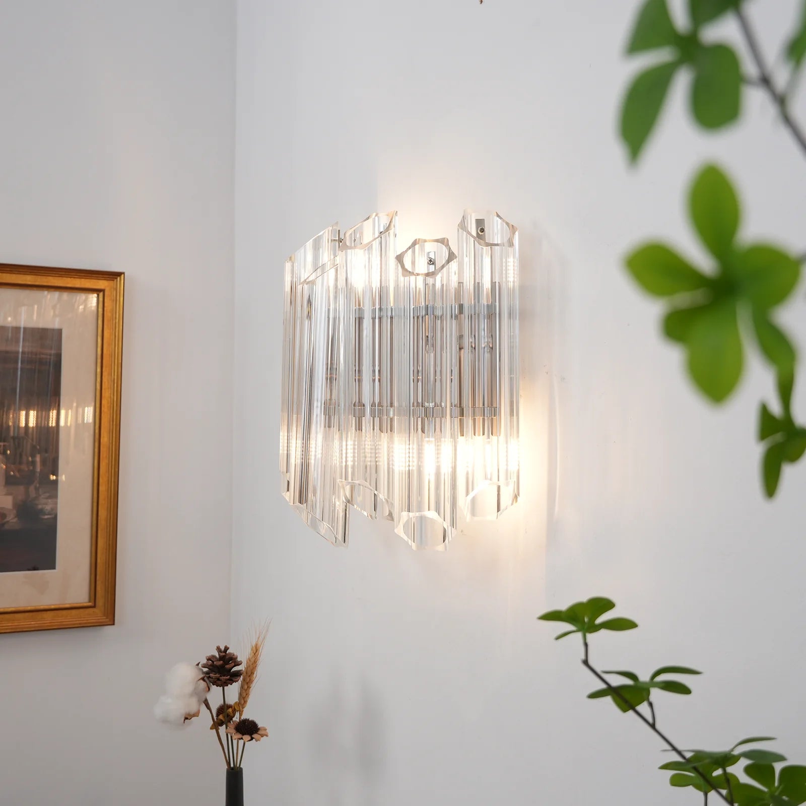 Transparent Mirror Palermo Wall Light - Nuvé