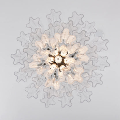 Transparent Murano Glass Tube Chandelier - Nuvé