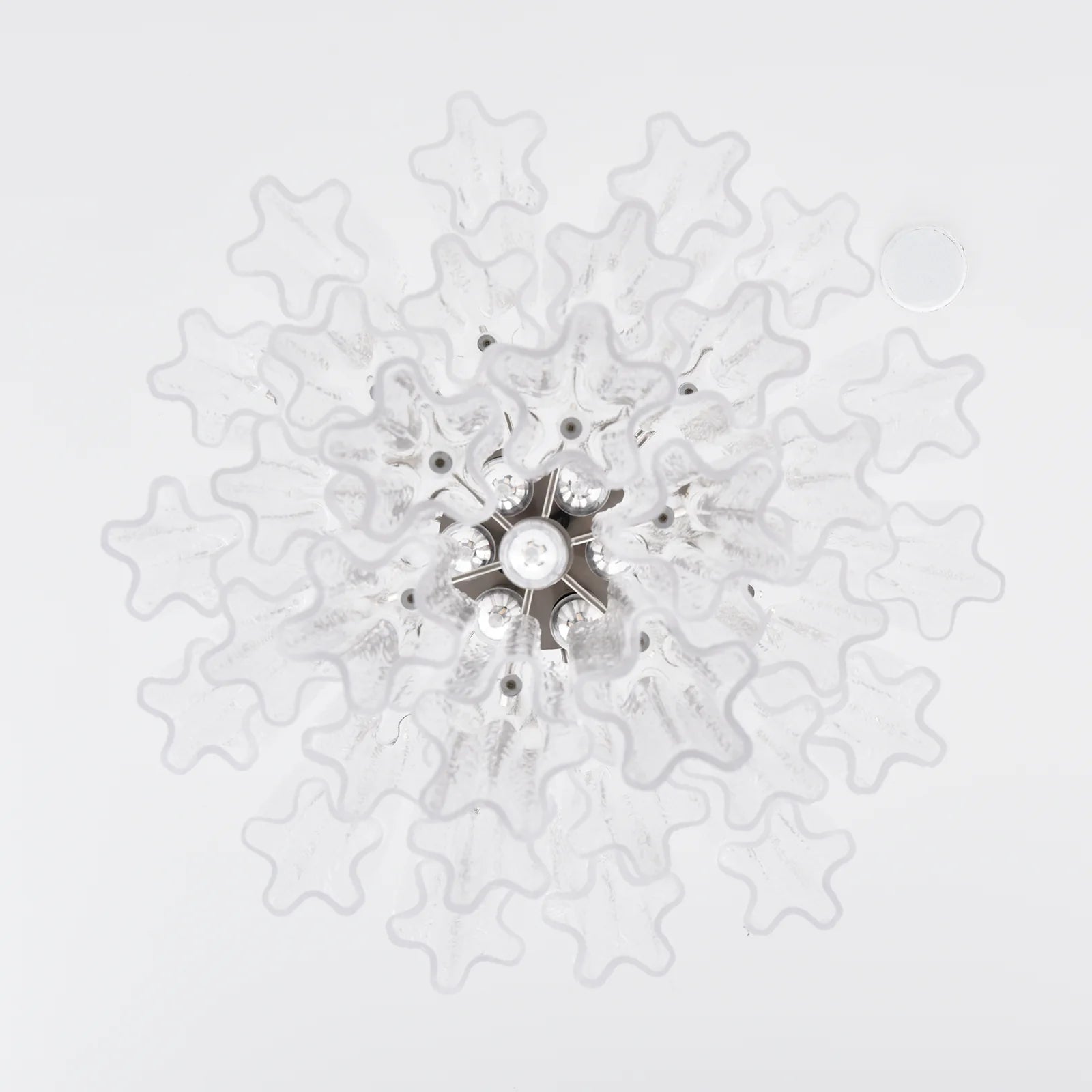 Transparent Murano Glass Tube Chandelier - Nuvé