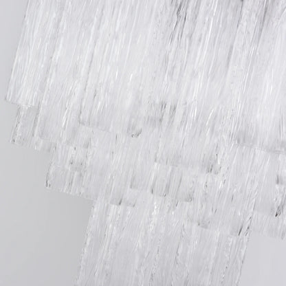 Transparent Murano Glass Tube Chandelier - Nuvé