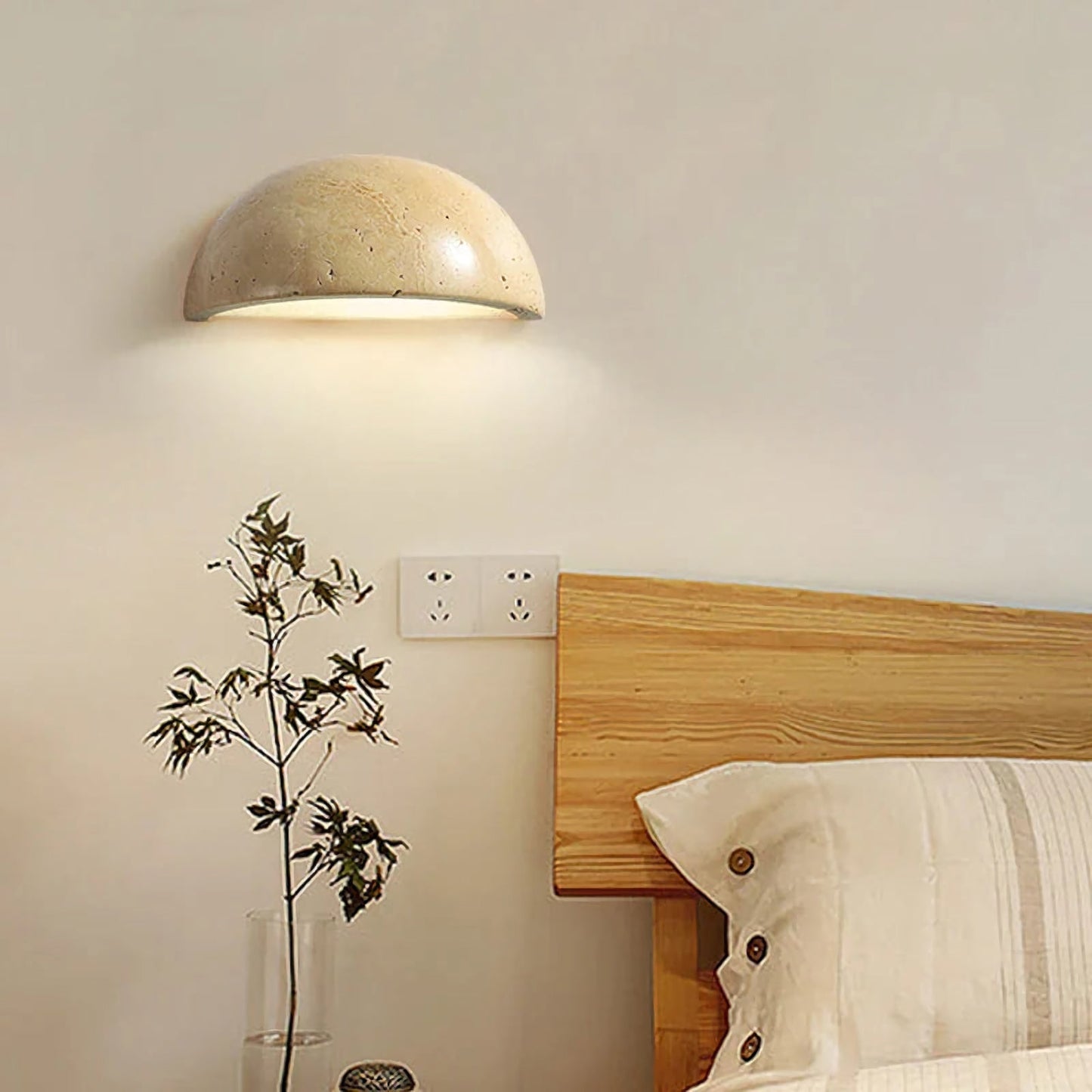 Travertine Art Wall Lamp - Nuvé