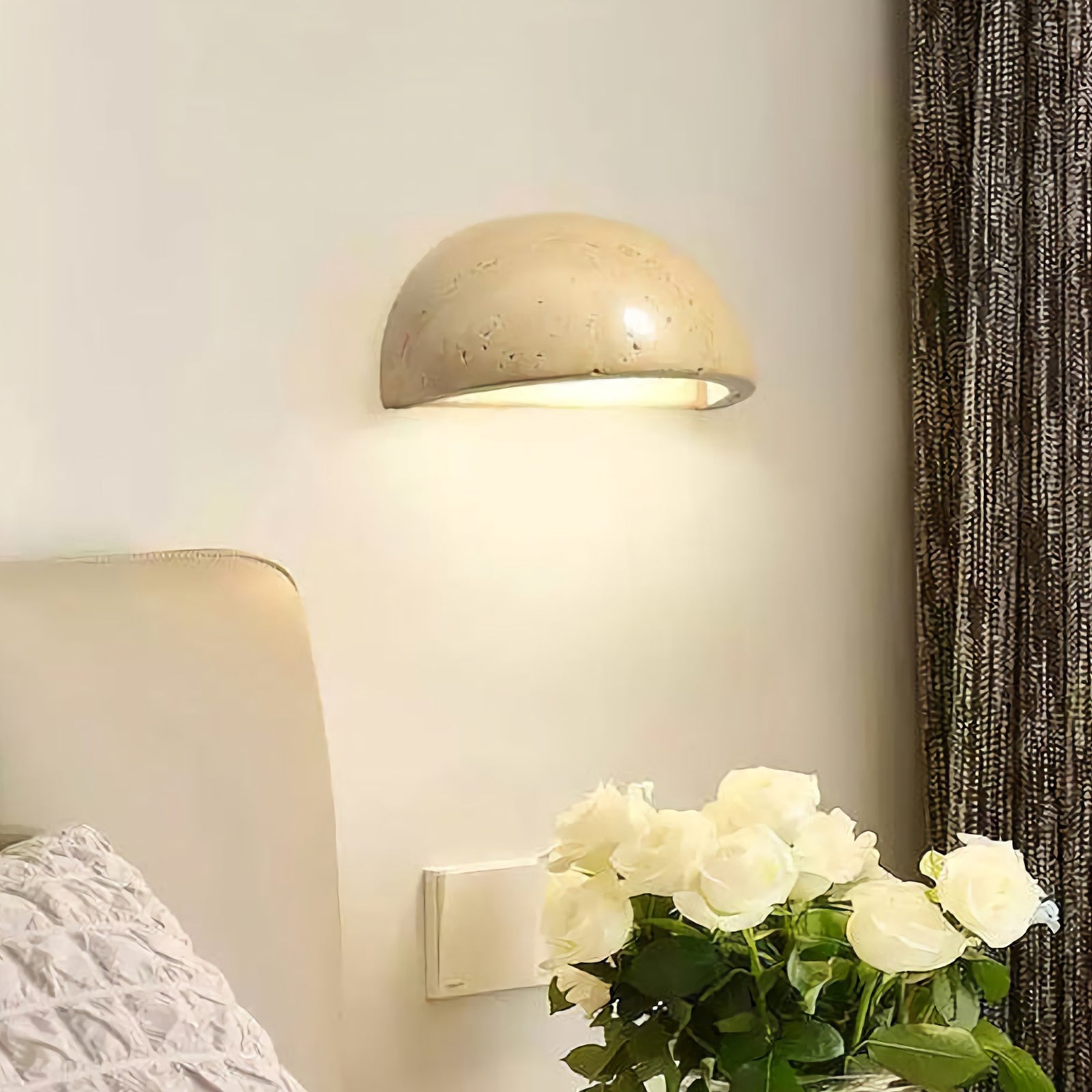 Travertine Art Wall Lamp - Nuvé