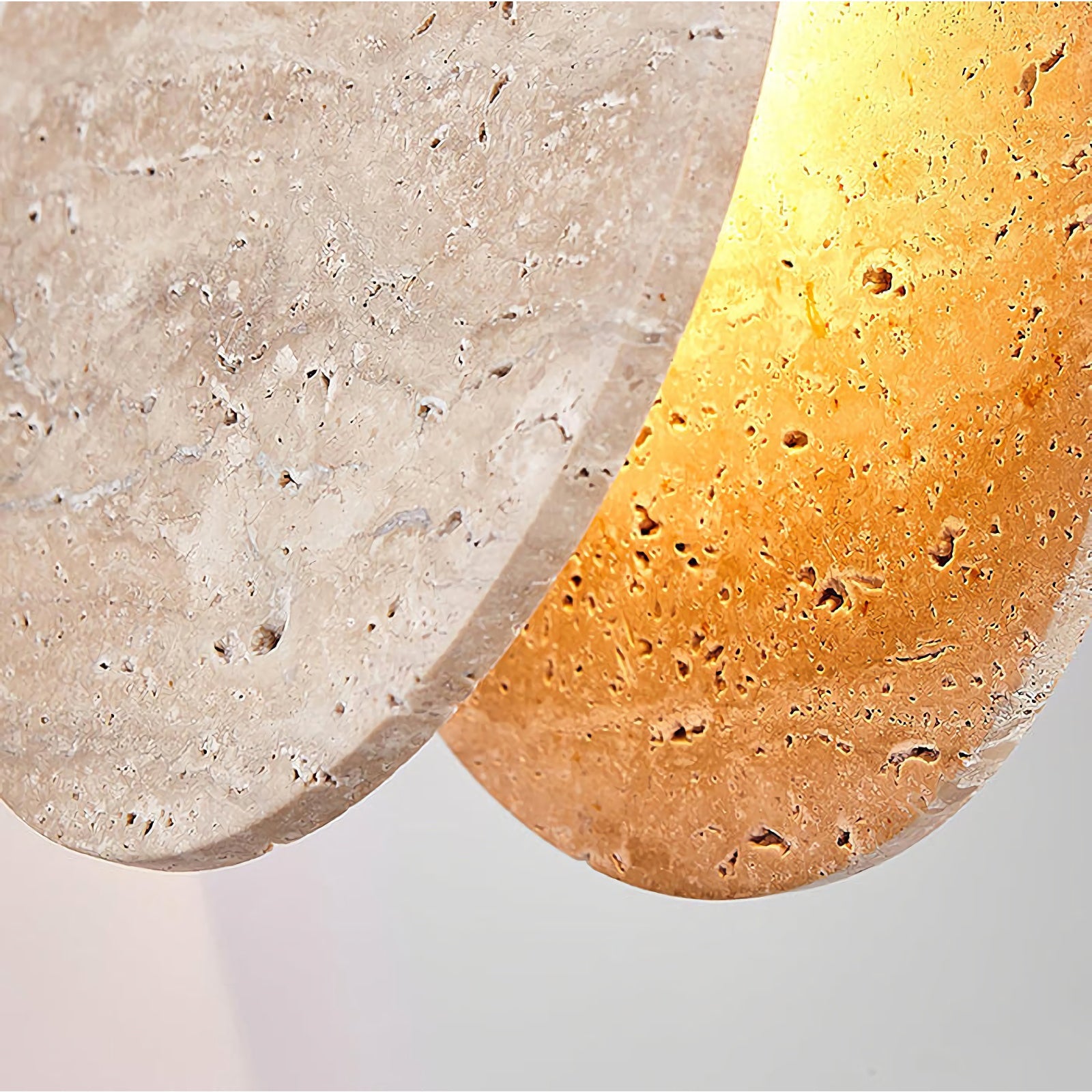 Travertine Disc Pendant Lamp - Nuvé