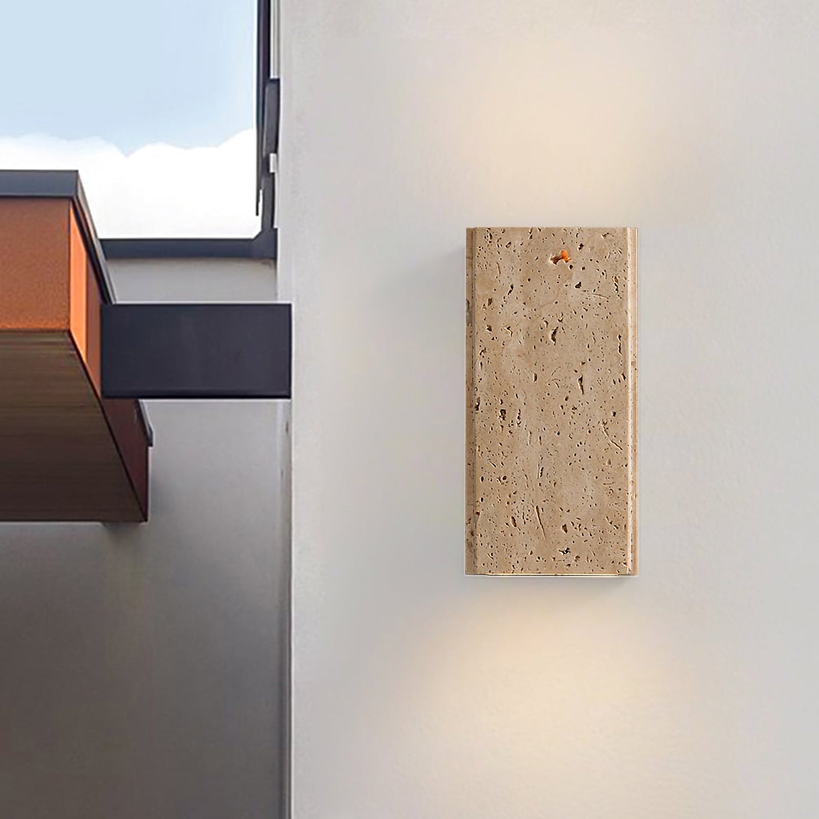 Travertine Outdoor Wall Lights - Nuvé