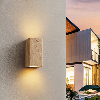 Travertine Outdoor Wall Lights - Nuvé
