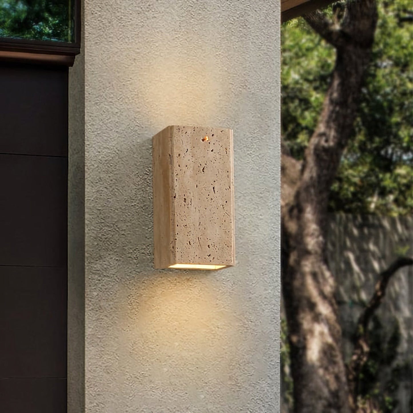 Travertine Outdoor Wall Lights - Nuvé